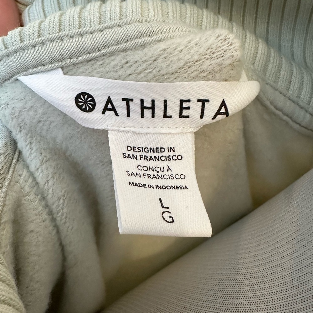 Athleta Cream Cowl Neck Sweater - Picture 4 of 6